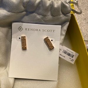 Kendra Scott Rose Gold Druzy Earrings